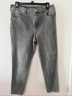 Express Men's Slim Straight Gray Jeans